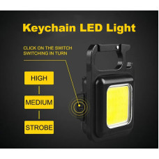 USB Rechargeable Mini Keychain LED Light